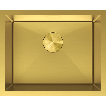 Mexen Trixo steel sink single-bowl 540 x 440 mm, gold - 6414541000-55