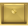 Mexen Trixo stainless steel sink single-bowl 540 x 440 mm, gold - 6414541000-55