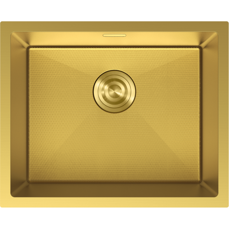 Mexen Trixo 1-Bowl Stainless Steel Sink 540 x 440 mm, Gold HC - 6414541000-55HC