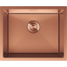 Mexen Trixo stainless steel sink 1-bowl 540 x 440 mm, copper - 6414541000-65