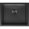 Mexen Trixo stainless steel sink 1-bowl 540 x 440 mm, black - 6414541000-70