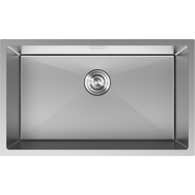 Mexen Trixo stainless steel sink 1-bowl 750 x 440 mm, inox - 6415751000-01