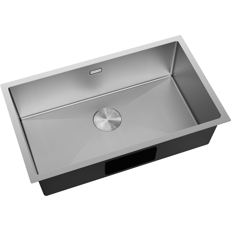 Mexen Trixo 1-bowl stainless steel sink 750 x 440 mm, inox HC - 6415751000-01HC