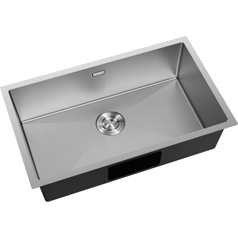 Mexen Trixo 1-bowl stainless steel sink 750 x 440 mm, inox HC - 6415751000-01HC