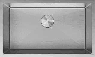 Mexen Trixo 1-bowl stainless steel sink 750 x 440 mm, inox HC - 6415751000-01HC