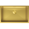 Mexen Trixo stainless steel sink 1-bowl 750 x 440 mm, gold - 6415751000-55