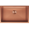 Mexen Trixo stainless steel sink 1-bowl 750 x 440 mm, copper HC - 6415751000-65HC