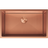 Mexen Trixo stainless steel sink 1-bowl 750 x 440 mm, copper HC - 6415751000-65HC