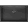 Mexen Trixo stainless steel sink 1-bowl 750 x 440 mm, black - 6415751000-70