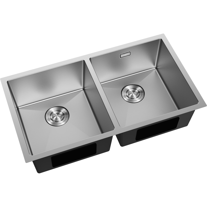 Mexen Binox 2-Bowl Stainless Steel Sink 800 x 450 mm, inox - 6421802000-01