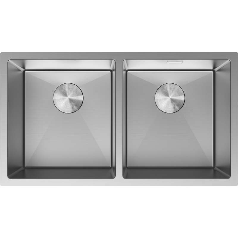Mexen Binox 2-Bowl Stainless Steel Sink 800 x 450 mm, inox - 6421802000-01