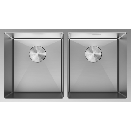 Mexen Binox stainless steel double sink 800 x 450 mm, inox - 6421802000-01