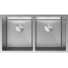 Mexen Binox 2-Bowl Stainless Steel Sink 800 x 450 mm, inox - 6421802000-01