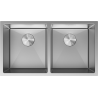 Mexen Binox stainless steel double sink 800 x 450 mm, inox - 6421802000-01