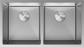 Mexen Binox stainless steel double sink 800 x 450 mm, inox - 6421802000-01