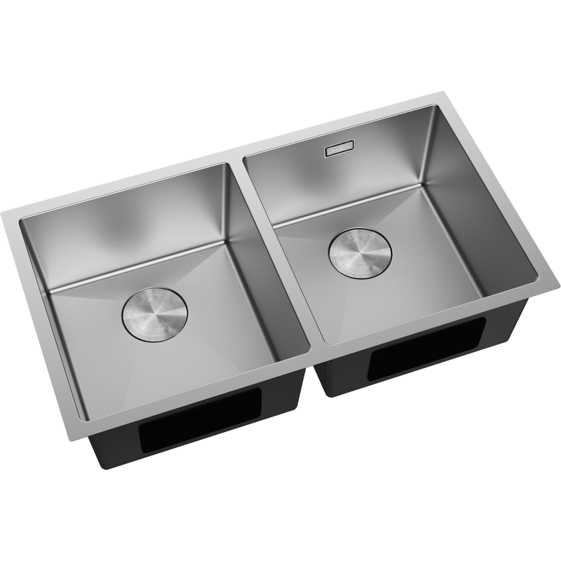 Mexen Binox 2-Bowl Stainless Steel Sink 800 x 450 mm, inox - 6421802000-01