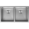 Mexen Binox 2-Bowl Stainless Steel Sink 800 x 450 mm, inox - 6421802000-01