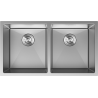 Mexen Binox stainless steel double sink 800 x 450 mm, inox - 6421802000-01