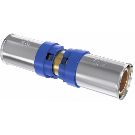 Mexen PEX-P clamping fitting, crimped PEX 16 x 16 - W97120-1616-00