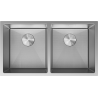 Mexen Binox 2-Bowl Stainless Steel Sink 800 x 450 mm, Inox HC - 6421802000-01HC
