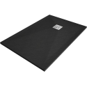 Mexen Stone+ rectangular composite shower tray 110 x 80 cm, black - 44708011