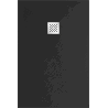 Mexen Stone+ rectangular composite shower tray 140 x 80 cm, Black - 44708014