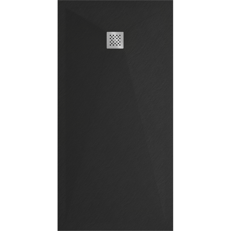 Mexen Stone+ composite rectangular shower tray 160 x 80 cm, black - 44708016