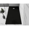 Mexen Stone+ composite rectangular shower tray 160 x 80 cm, black - 44708016