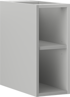 Mexen Box-A open cabinet with shelf 20 cm, gray matte - 91AX2-0200-470-0-62