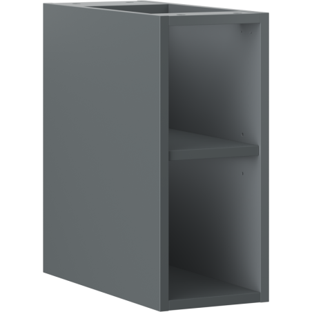 Mexen Box-A open cabinet with shelf 20 cm, matte graphite - 91AX2-0200-470-0-66