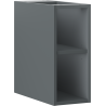 Mexen Box-A open cabinet with shelf 20 cm, matte graphite - 91AX2-0200-470-0-66