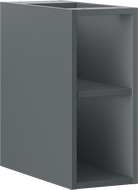 Mexen Box-A open cabinet with shelf 20 cm, matte graphite - 91AX2-0200-470-0-66