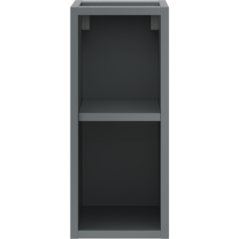 Mexen Box-A open cabinet with shelf 20 cm, matte graphite - 91AX2-0200-470-0-66