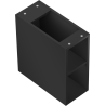 Mexen Box-A open cabinet with shelf 20 cm, black matte - 91AX2-0200-470-0-71