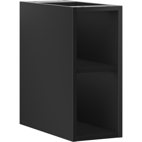 Mexen Box-A open cabinet with shelf 20 cm, black matte - 91AX2-0200-470-0-71
