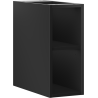 Mexen Box-A Open Cabinet with Shelf 20 cm, Matte Black - 91AX2-0200-470-0-71