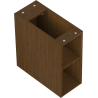 Mexen Box-A open cabinet with shelf 20 cm, walnut - 91AX2-0200-470-0-86