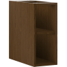 Mexen Box-A open cabinet with shelf 20 cm, walnut - 91AX2-0200-470-0-86