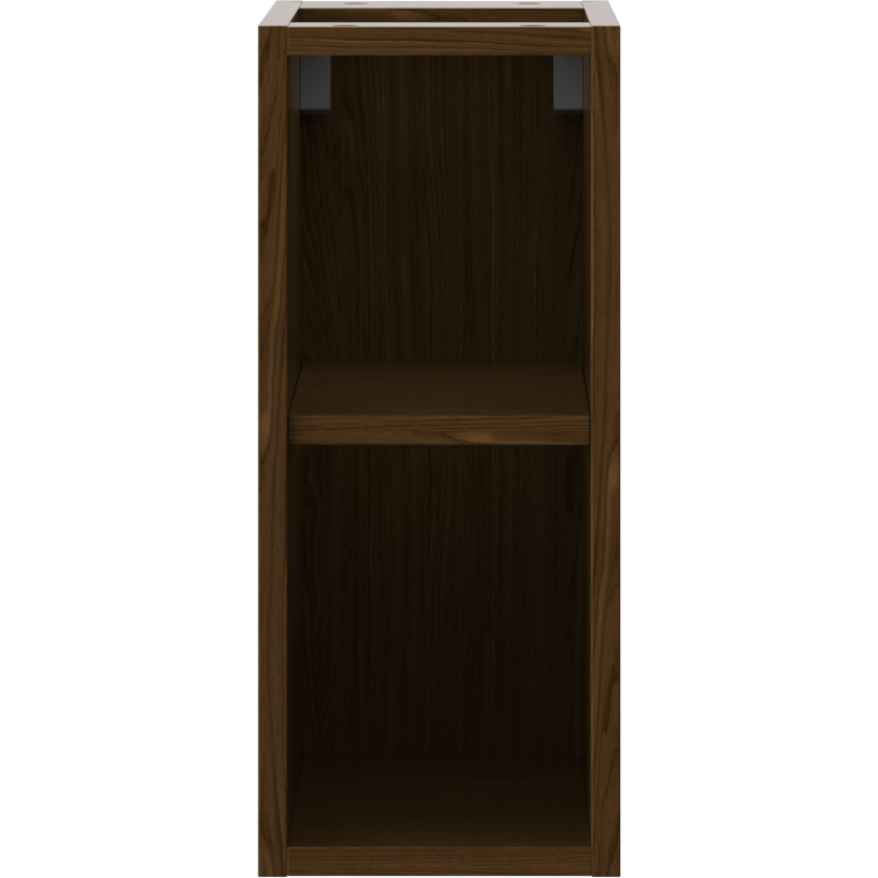 Mexen Box-A open cabinet with shelf 20 cm, walnut - 91AX2-0200-470-0-86