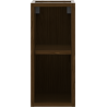 Mexen Box-A open cabinet with shelf 20 cm, walnut - 91AX2-0200-470-0-86