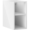 Mexen Box-A open cabinet with shelf 25 cm, white gloss - 91AX2-0250-470-0-00