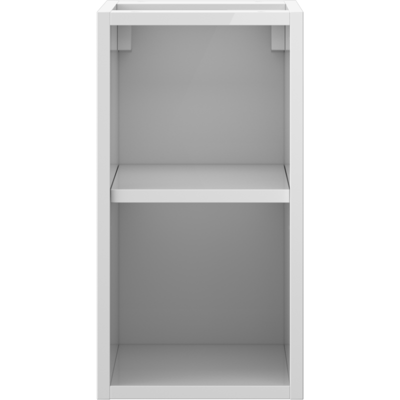 Mexen Box-A open cabinet with shelf 25 cm, white gloss - 91AX2-0250-470-0-00