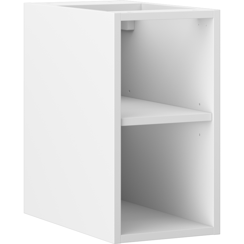 Mexen Box-A open cabinet with shelf 25 cm, matte white - 91AX2-0250-470-0-01