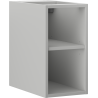 Mexen Box-A open cabinet with shelf 25 cm, matte grey - 91AX2-0250-470-0-62