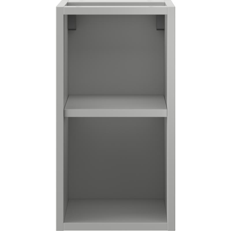 Mexen Box-A open cabinet with shelf 25 cm, matte grey - 91AX2-0250-470-0-62