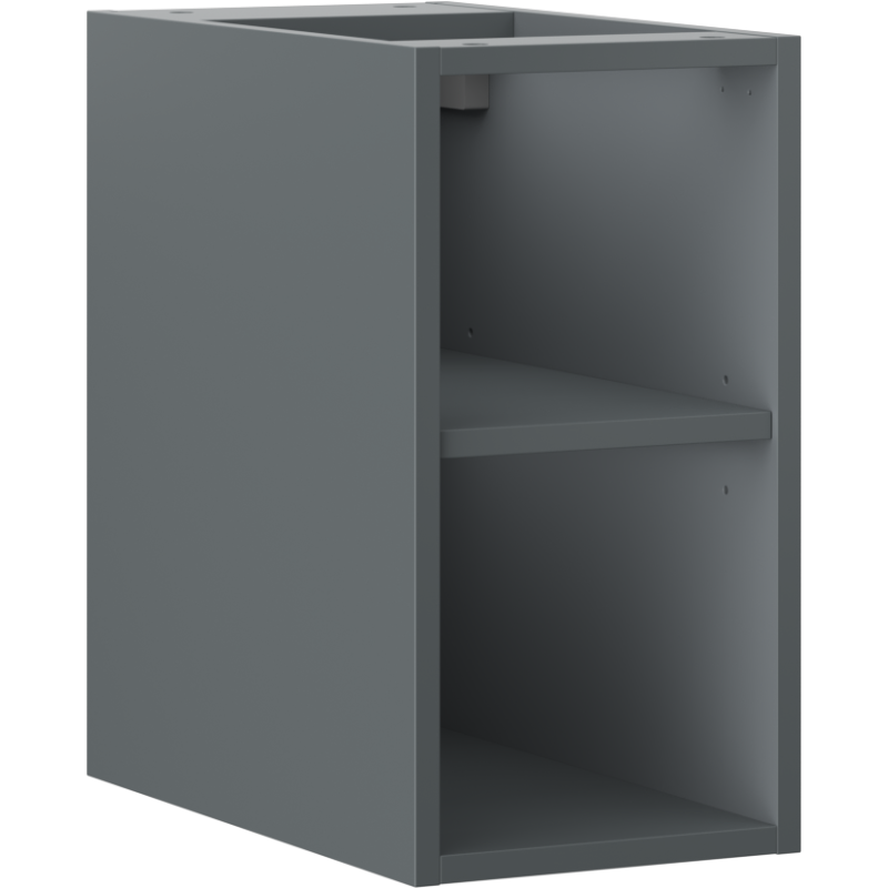 Mexen Box-A Open Shelf Cabinet 25 cm, Matte Graphite - 91AX2-0250-470-0-66