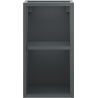Mexen Box-A Open Shelf Cabinet 25 cm, Matte Graphite - 91AX2-0250-470-0-66