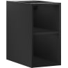 Mexen Box-A open cabinet with 25 cm shelf, matte black - 91AX2-0250-470-0-71