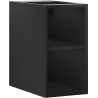 Mexen Box-A open cabinet with shelf 25 cm, matte black - 91AX2-0250-470-0-71