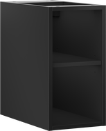 Mexen Box-A open cabinet with shelf 25 cm, matte black - 91AX2-0250-470-0-71